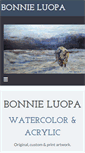 Mobile Screenshot of bonnieluopawatercolors.ca